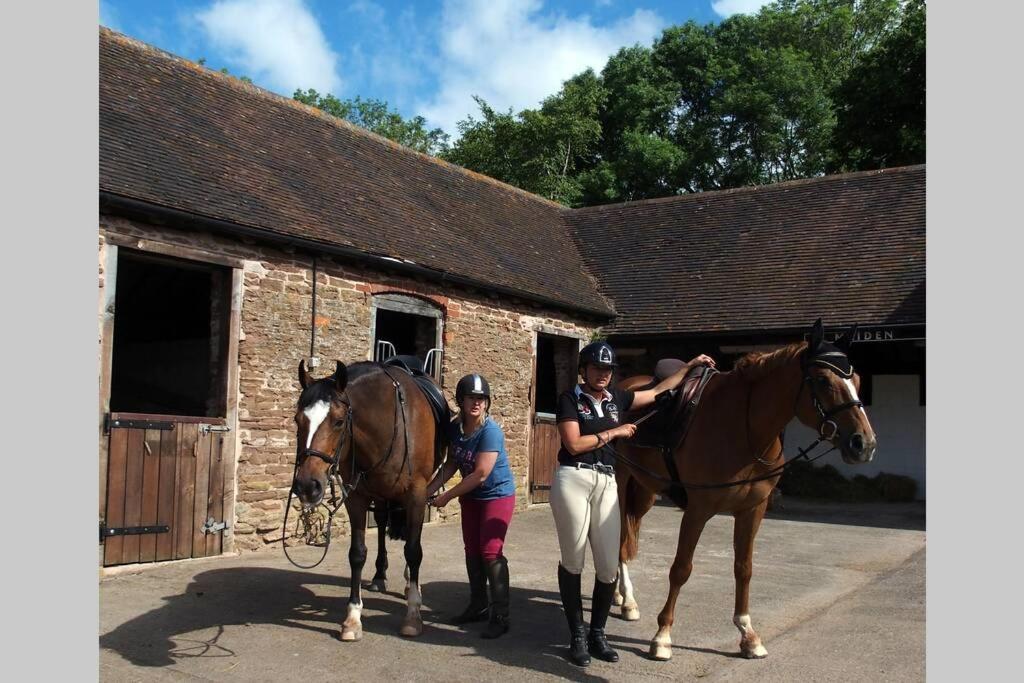Upper Heath Farm - Stable Cottage Ludlow Craven Arms Dış mekan fotoğraf
